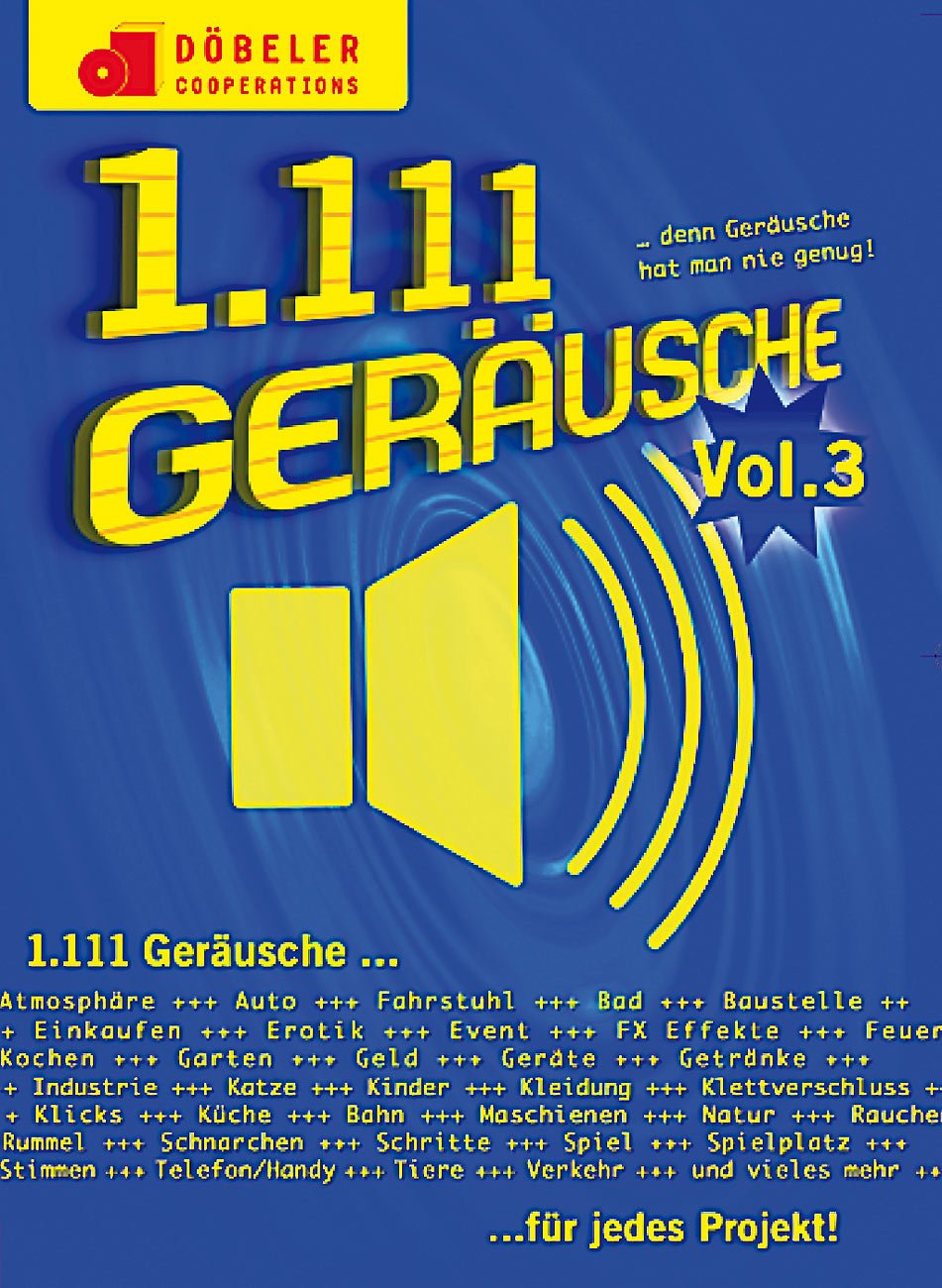 Product Image: 1.111 Geräusche, CD-ROM.Vol.3: Für PC und Mac