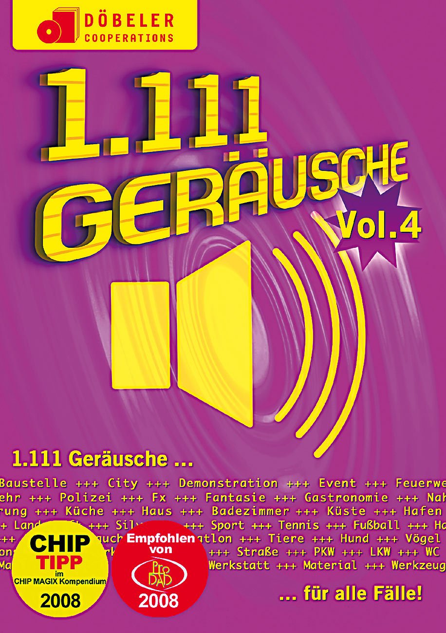 Product Image: 1.111 Geräusche, CD-ROM.Vol.4: MP3 unterstützende Software