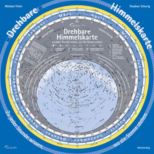 Drehbare Himmelskarte - Zu jeder Stunde wissen, wo die Sterne stehen Leisure, Home & Garden