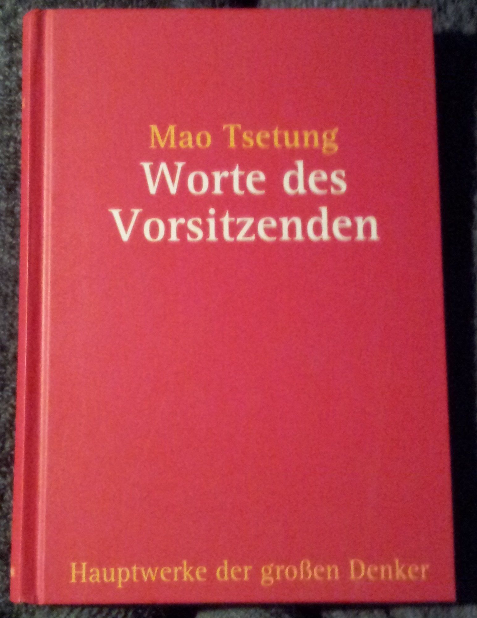 Worte des Vorsitzenden Law