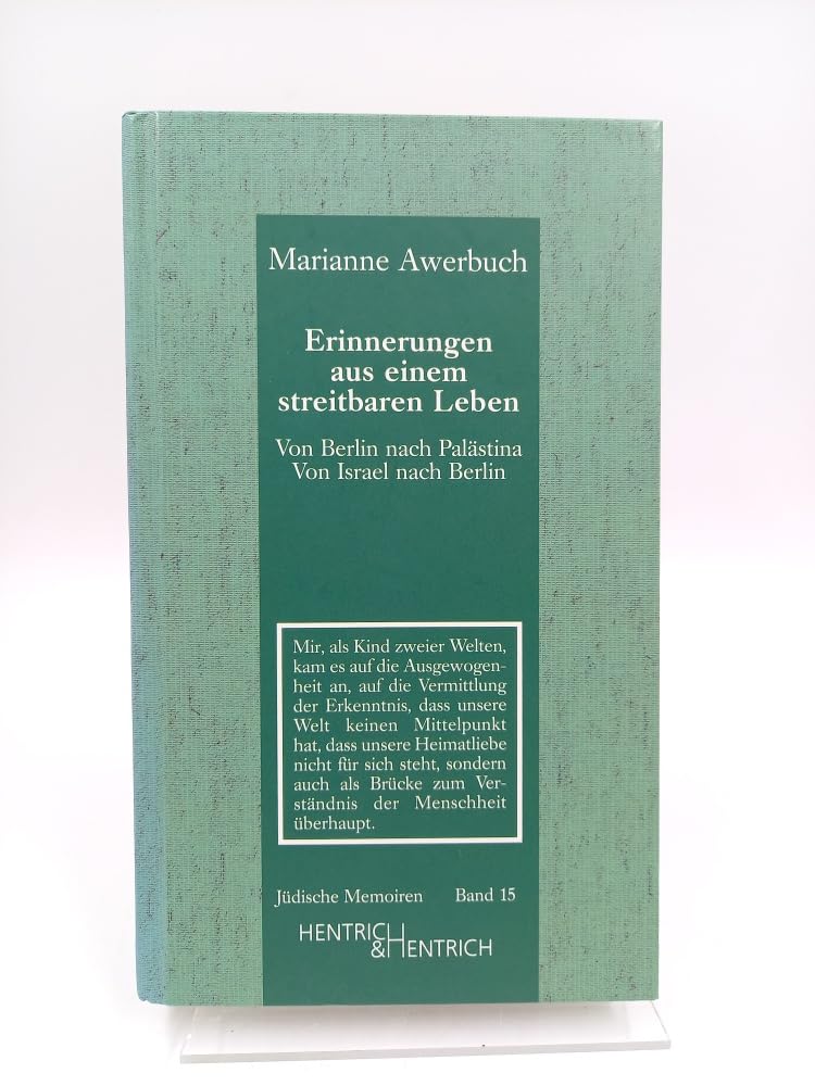 Erinnerungen aus einem streitbarem Leben Art & Literature