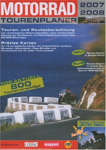 Motorrad Tourenplaner 2007/2008 (DVD-ROM) (DVD-Box) Hobbies & Leisure