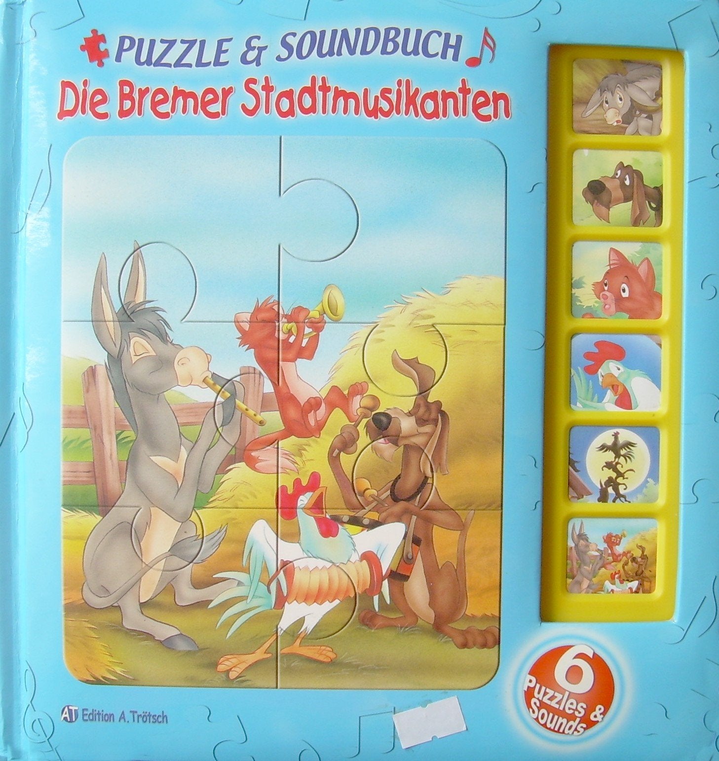 Die Bremer Stadtmusikanten: Puzzle & Soundbuch Children's books