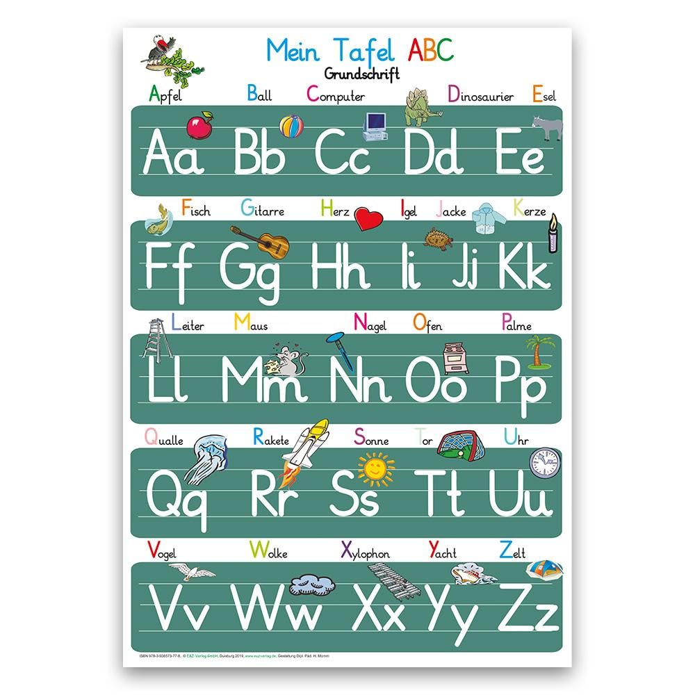 Mein Tafel-ABC in Grundschrift Foreign Languages ​​& Dictionaries