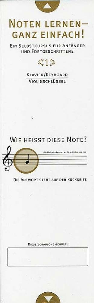 Violinen-Schlüssel: Noten-Schablone Business & Technology