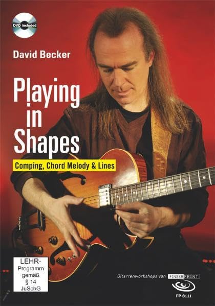 Playing in Shapes: Comping, Chord Melody & Lines, mit DVD: Comping, Chord Melody & Lines. Deutsch-Englisch Sheet Music