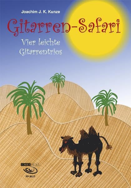 Gitarren-Safari, für 3 Gitarren, Partitur m. Einzelstimmen: Vier leichte Gitarrentrios Sheet Music