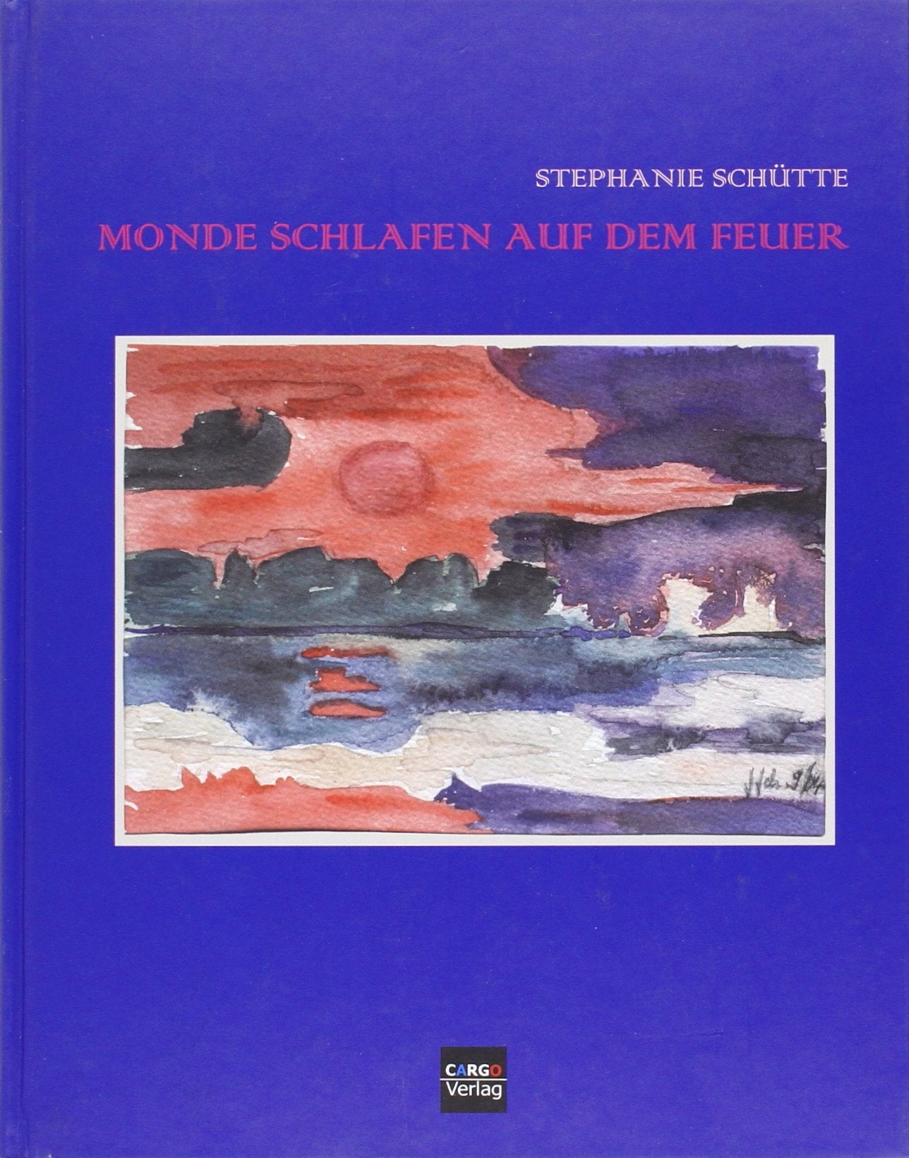 Monde schlafen auf dem Feuer Poetry