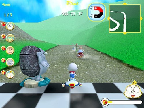 Purple Hills - Pang Pond Airboard Racer game