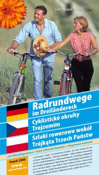 Radrundwege im Dreiländereck: mit Höhendiagrammen: Auf Karasek's Pfaden, Zittauer Vorgebirgstour, Große Dreiländertour, Rundkurs Dreiländereck, Die ... und Neißetal . . .. Mit Höhendiagrammen Maps & Plans