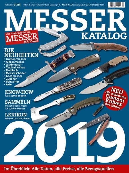 MESSER KATALOG 2019: Eine Sonderausgabe von MESSER MAGAZIN Hobbies & Crafts