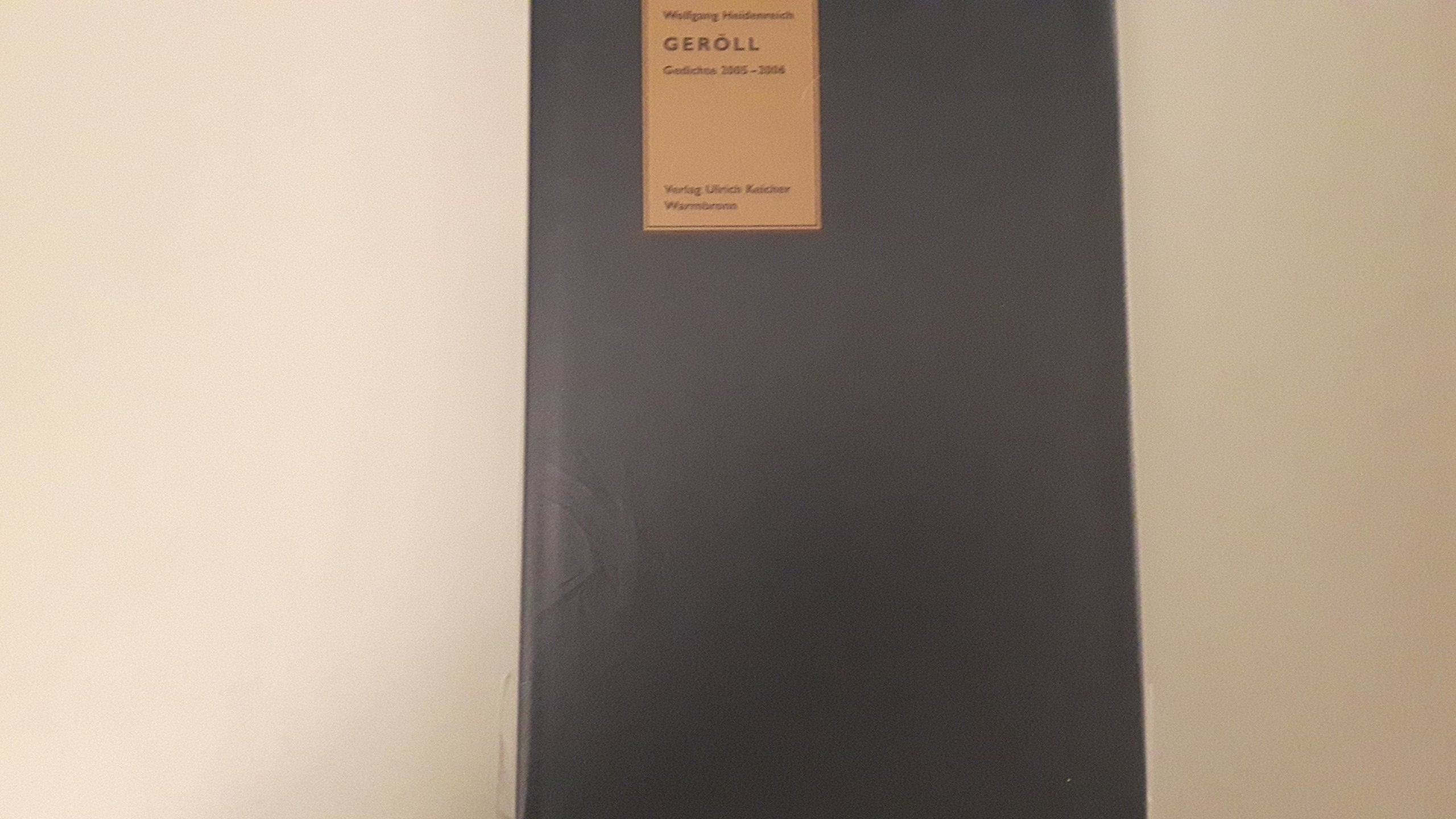 Geröll: Gedichte 2005-2006 Books