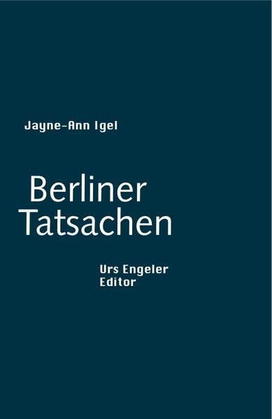 Berliner Tatsachen Contemporary literature Books