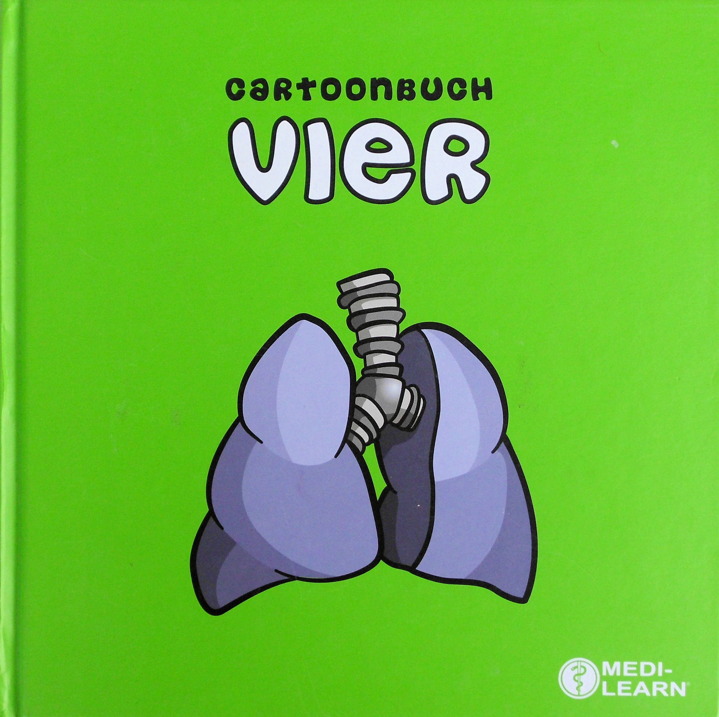 Cartoonbuch vier Medicine