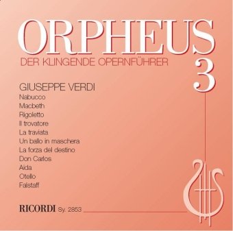 Verdi-Opern, 2 Audio-CDs: Nabucco, Macbeth, Rigoletto, Il trovatore, La traviata, Un ballo in maschera, La forza del destino, Don Carlos, Aida, Otello, Falstaff Arts & Music