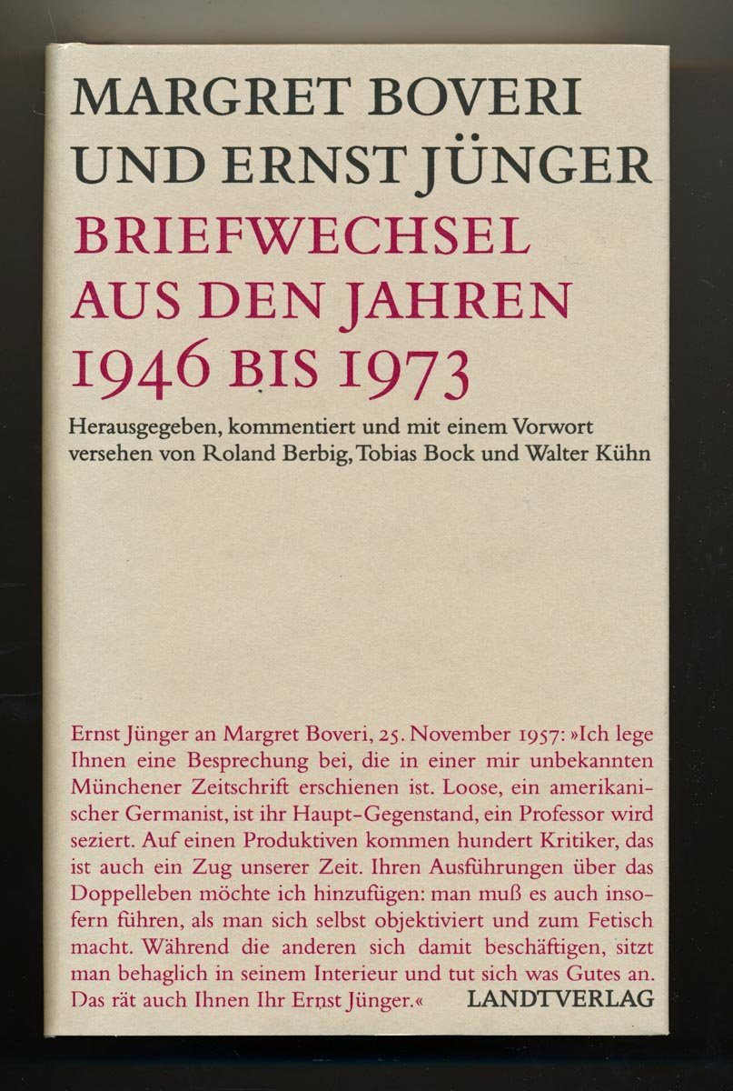 Briefwechsel aus den Jahren 1946 bis 1973 Contemporary literature