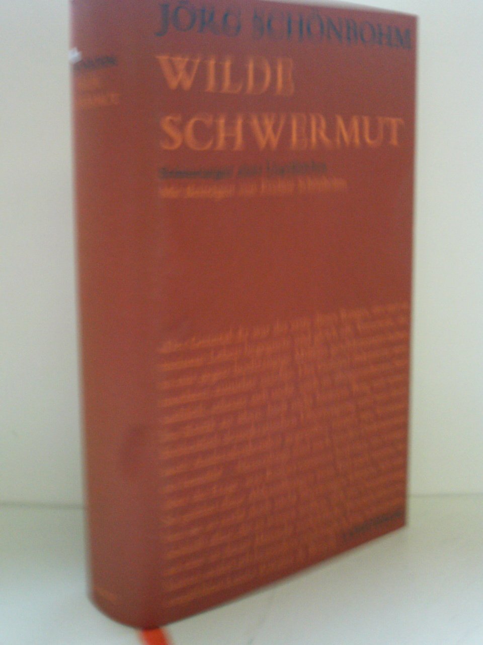 Wilde Schwermut Art & Literature Books