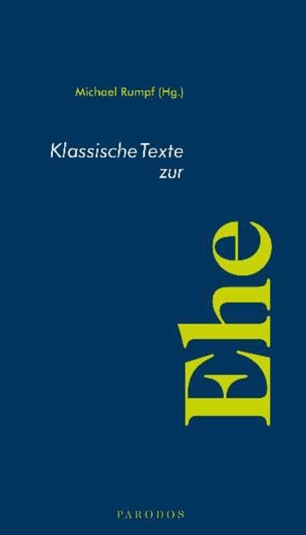 Product Image: Klassische Texte zur Ehe