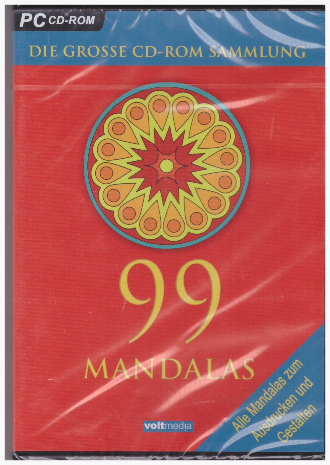 99 Mandalas, 1 CD-ROM Mandalas zum Ausdrucken und Gestalten. Für Windows 95, 98, 2000, ME, XP Other software