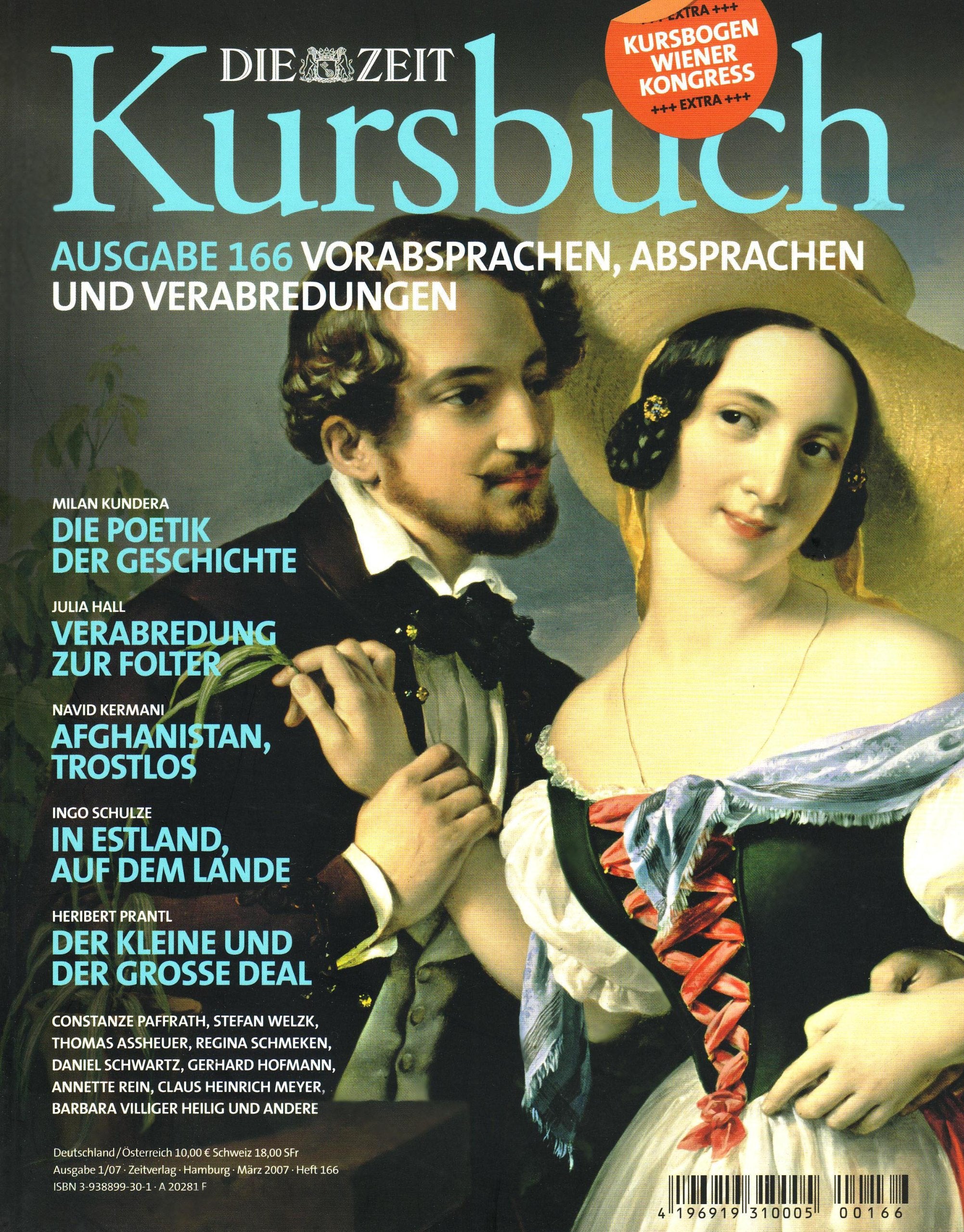 Kursbuch 166. Vorabsprachen, Absprachen und Verabredungen Reference Books