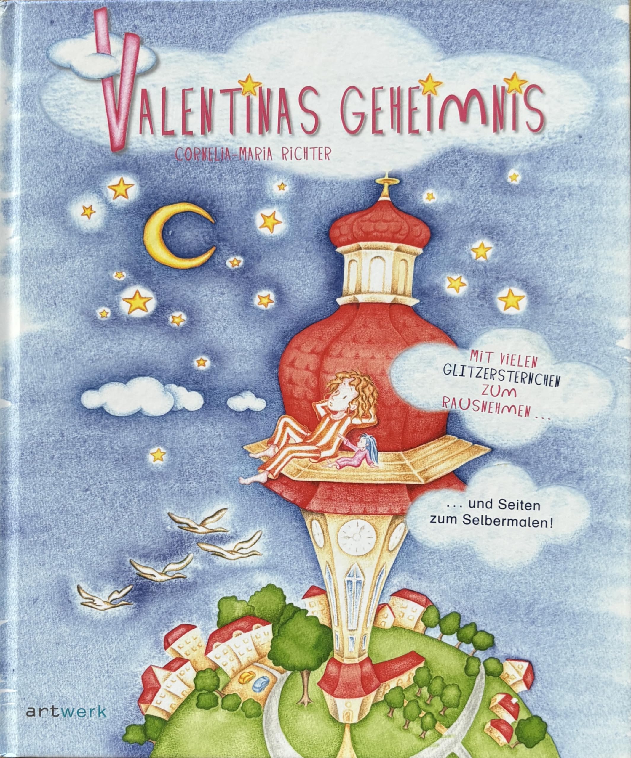 Valentinas Geheimnis: Mit vielen Glitzersternchen zum Rausnehmen und Seiten zum Selbermalen Novels & Short Stories