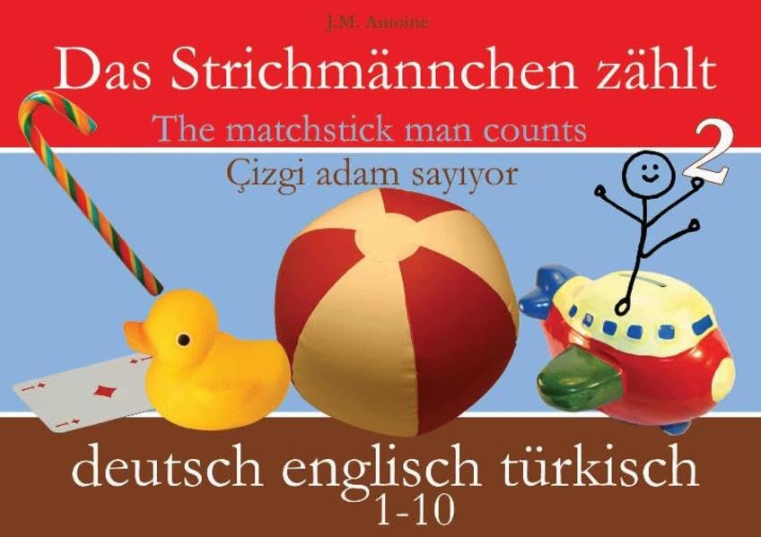 Das Strichmännchen zählt. Deutsch / Englisch / Türkisch book