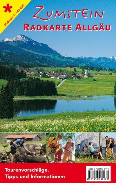 Radkarte Allgäu: 1:105000: Tourenvorschläge, Tipps und Informationen Film, Art & Culture