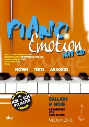 Piano Emotion, m. Audio-CD.Bd.2: Ballads & more. Noten, Texte, Akkorde. Medium level Sheet Music