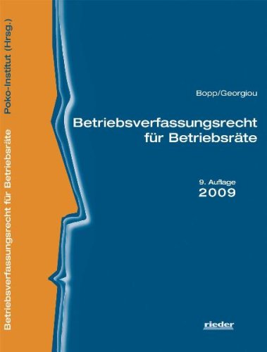 Betriebsverfassungsrecht für Betriebsräte Law