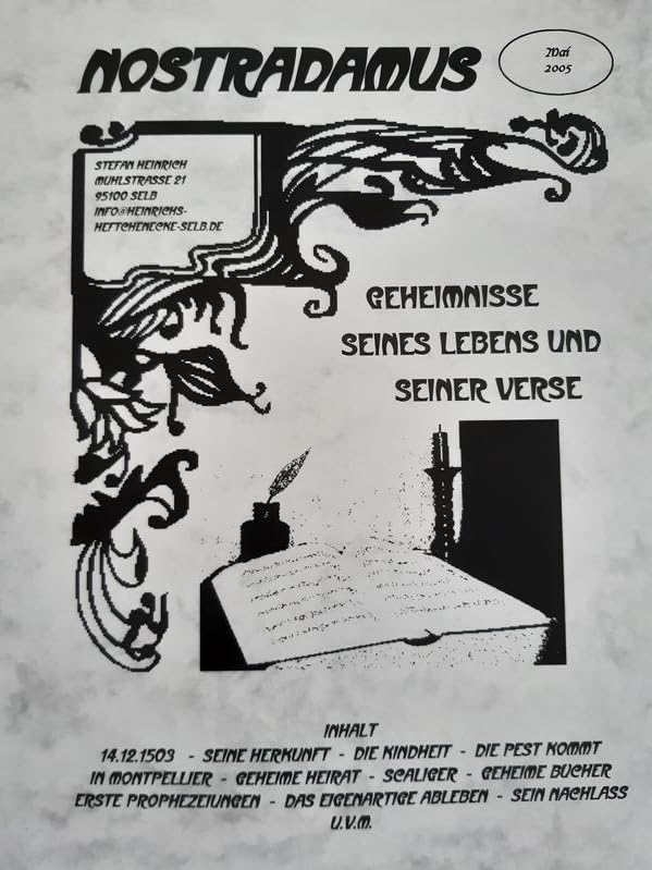 Nostradamus, Geheimnisse seines Lebens und seiner Verse Memories