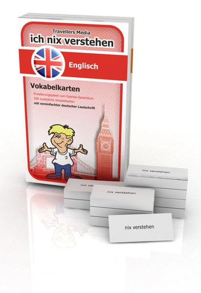 Ich nix verstehen - Erweiterungspaket Vokabelkarten Englisch: Erweiterungssatz zum Englisch-Sprachkurs. 500 Vokabelkarten mit vereinfachter deutscher Lautschrift Leisure, Home & Garden