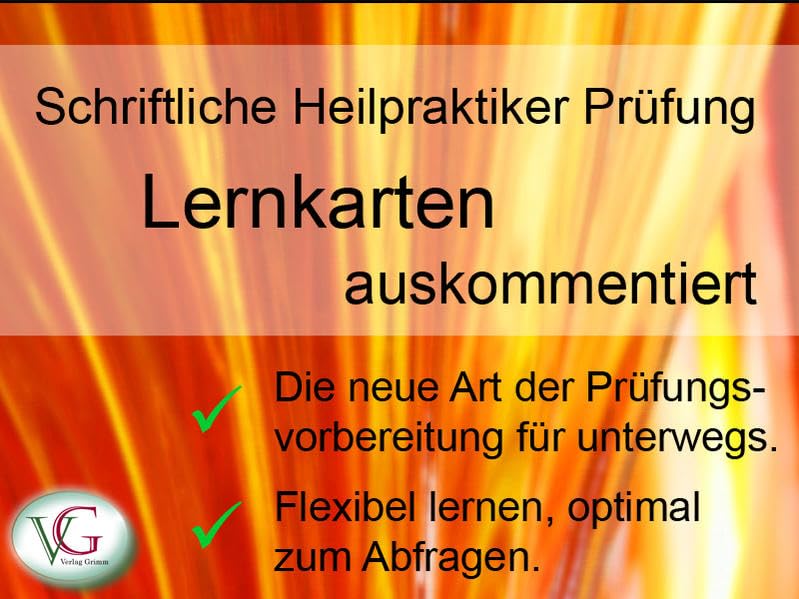 Märzprüfung 2009 - Schriftliche Heilpraktiker Prüfung - Lernkarten auskommentiert Medicine