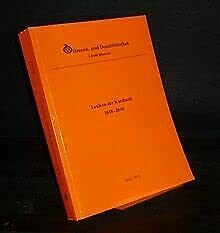 Lexikon der Kardinäle 1058-2010 in acht Bänden. - Band 1: Kardinäle unter Benedikt XVI., Kardinäle 1058-2010: Buchstabe A. Von Hans-Joachim Kracht. (Libelli Rhenani). Books