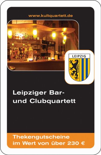 Leipziger Bar- und Clubquartett: Coupons - Quartettspiel - Szeneguide Leisure & Fun
