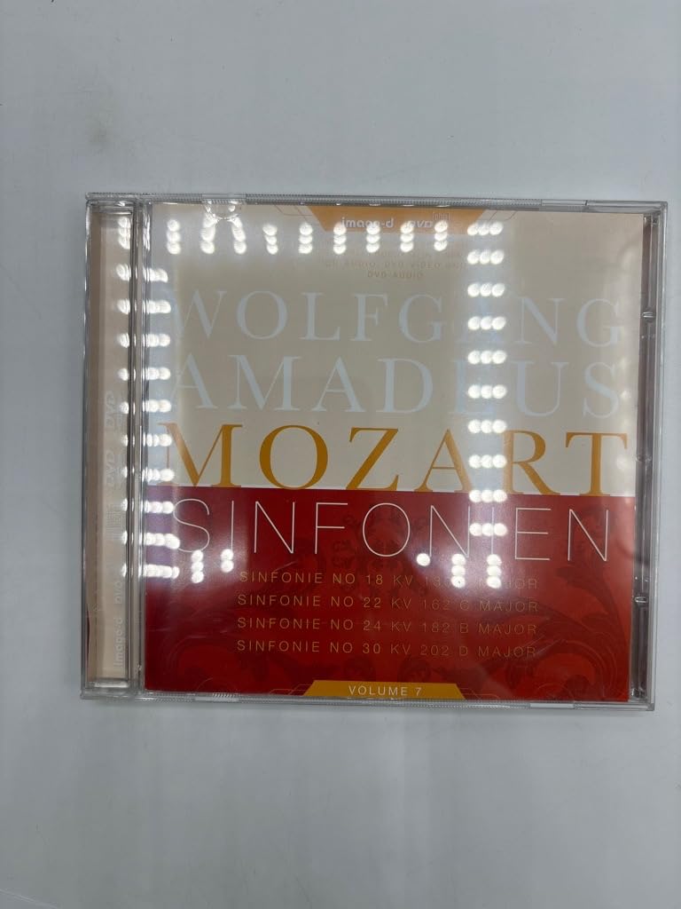 Sinfonien, Vol. 7: No. 18 / 22 / 24 / 30: Sinfonie no.18 KV 130 F Major; Sinfonie no.22 KV 162 C Major; Sinfonie no.24 KV 182 B Major; Sinfonie no.30 ... Hybrid aus CD-Audio, DVD-Video u. DVD-Audio Books