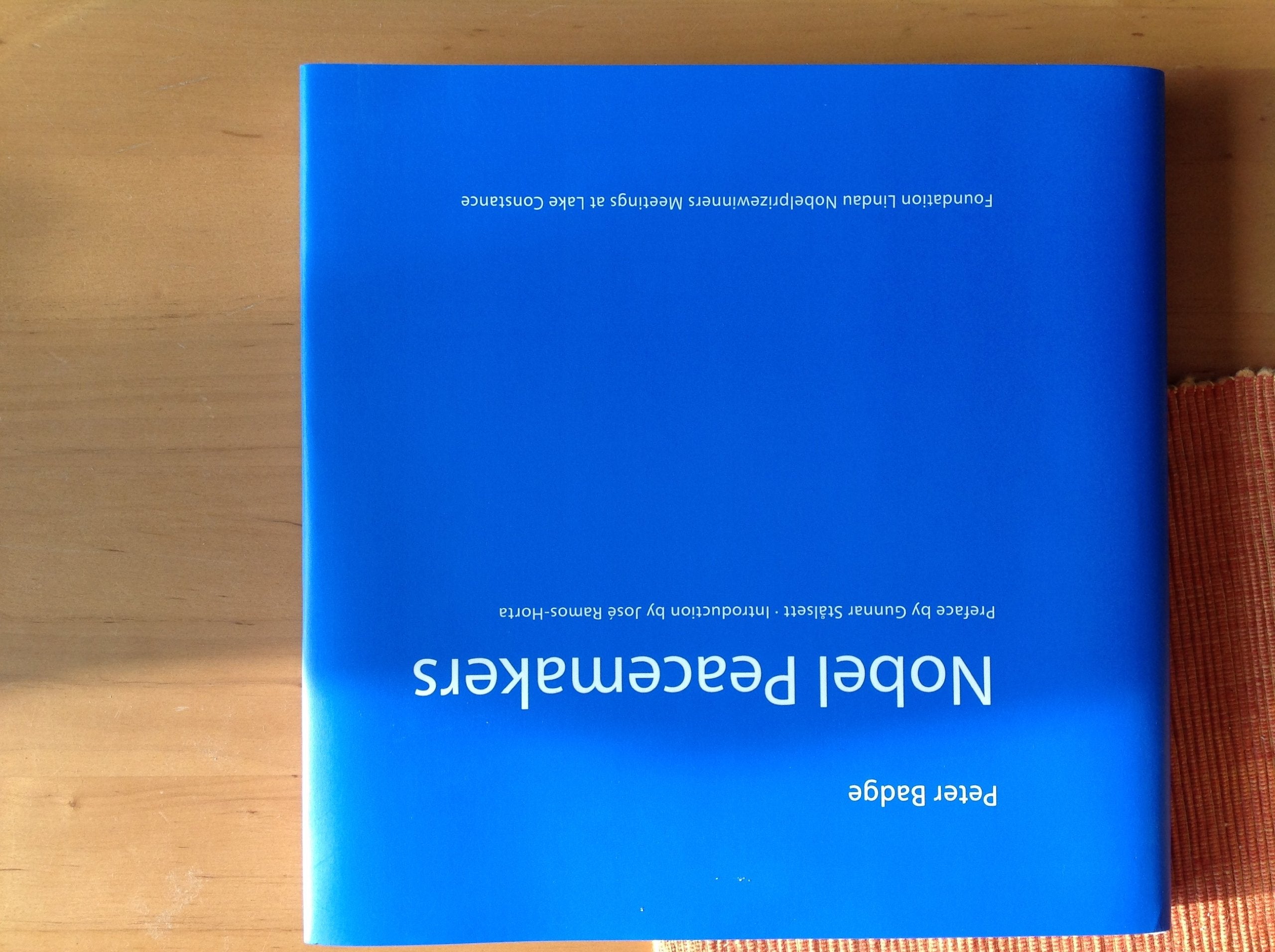 Nobel Peacemakers: Preface by Gunnar Stalsett. Introduction by José Ramos-Horta Science