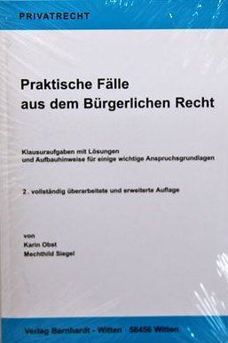 Praktische Fälle aus dem Bürgerlichen Recht - Obst, Karin book