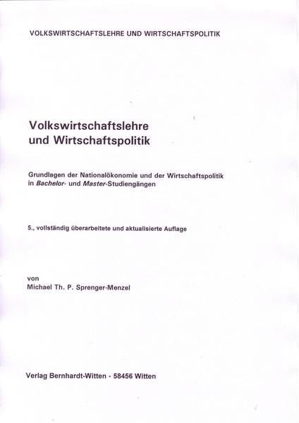 Volkswirtschaftslehre und Wirtschaftspolitik: (Keine Auslieferung über den Buchhandel) Law