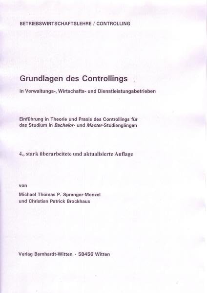 Grundlagen des Controllings: (keine Auslieferung über den Buchhandel) Law