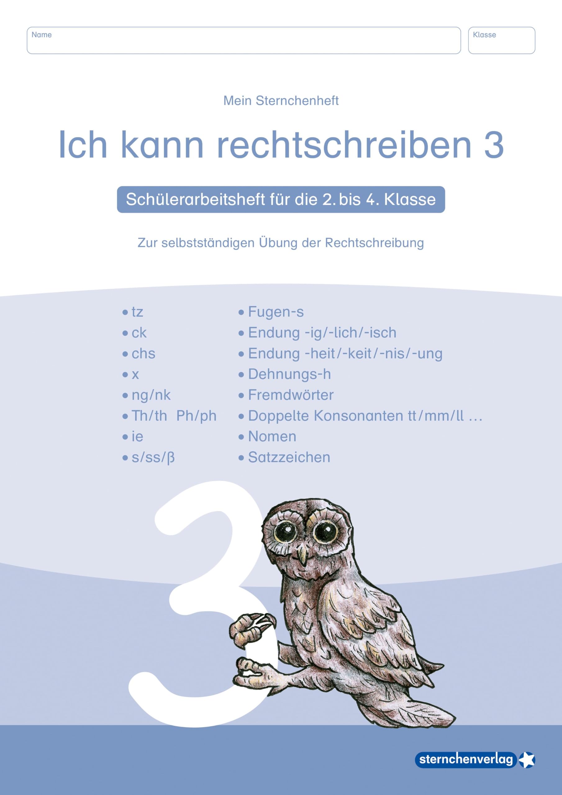 Ich kann rechtschreiben 3   Mein Sternchenheft für die 2. bis 4. Klasse Education & Training