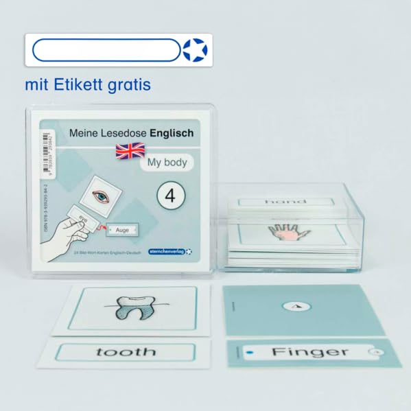 Meine Lesedose Englisch 4 - My body - Grundwortschatz Deutsch - Englisch - DaZ - Jetzt neu mit Etikett zum Beschriften book