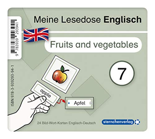 Meine Lesedose Englisch 7 - Fruits and vegetables - Grundwortschatz Deutsch - Englisch - DaZ - Jetzt neu mit Etikett zum Beschriften book
