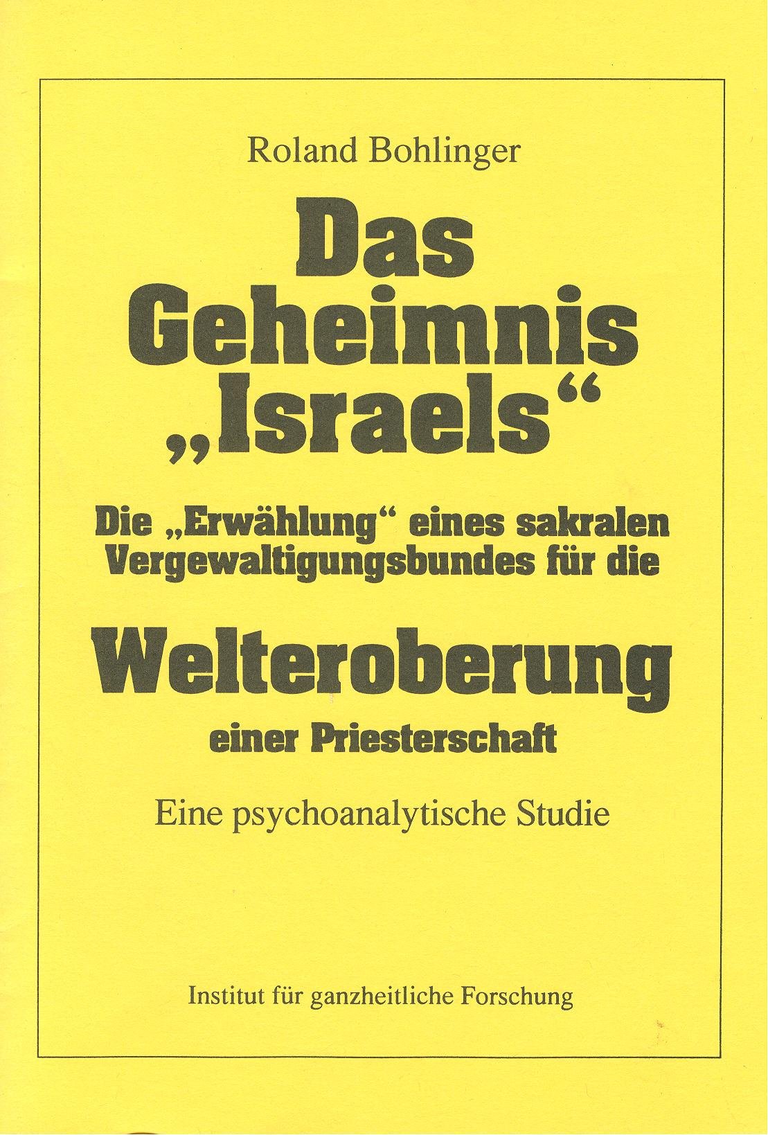 Das Geheimnis Israels - Welteroberung einer Priesterschaft Books