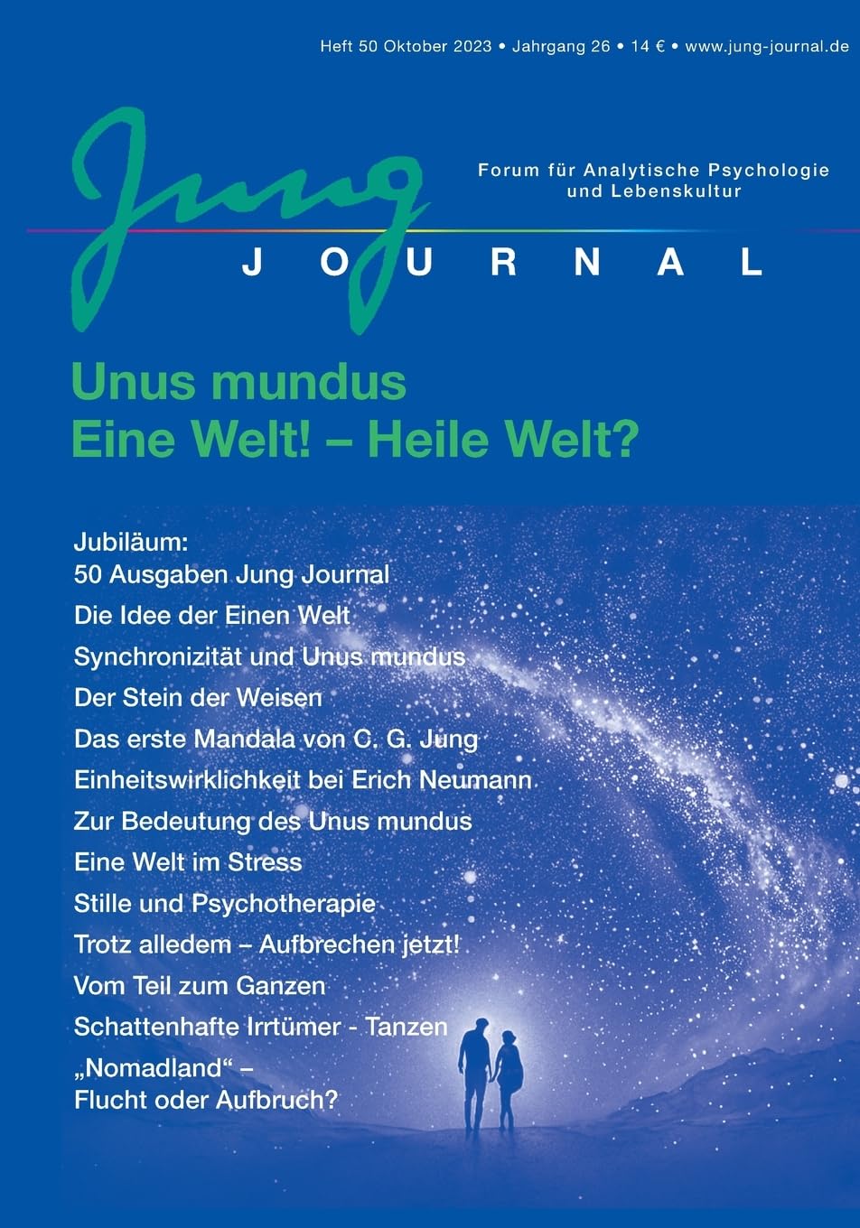 Jung Journal Heft 50: Unus mundus. Eine Welt! - Heile Welt? Psychology Books