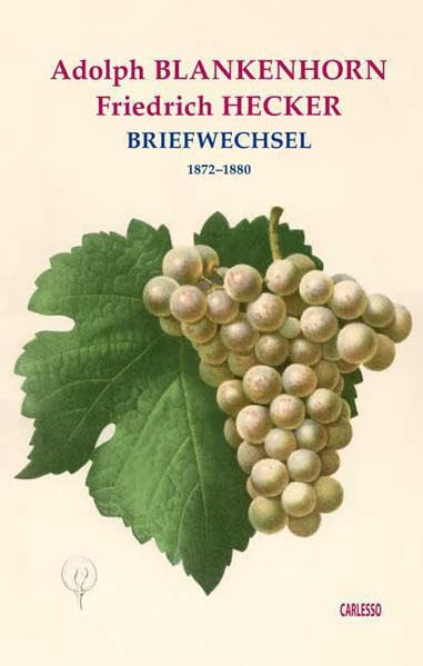 Adolph Blankenhorn / Friedrich Hecker. Briefwechsel 1872-1880 Essays & Short Stories
