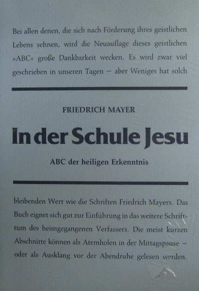 In der Schule Jesu: ABC der heiligen Erkenntnis Religion & Esotericism