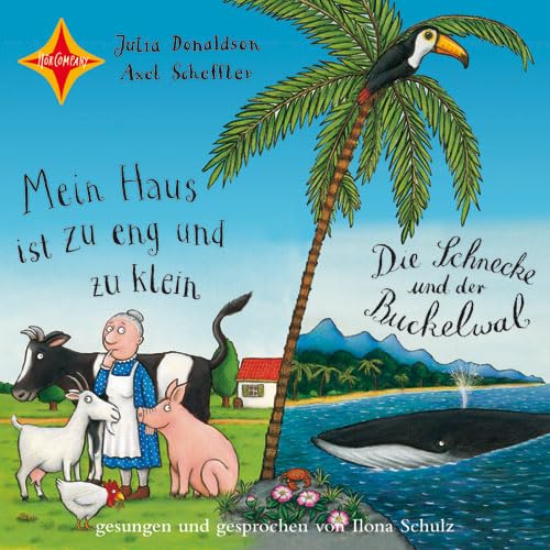 Die Schnecke und der Buckelwal / Mein Haus ist zu eng und zu klein: Gesprochen und gesungen von Ilona Schulz. 1 CD, Digipac, ca. 50 Min. Children's books