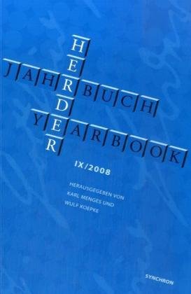 Herder Jahrbuch IX, 2008 /Herder Yearbook IX, 2008 Philosophy