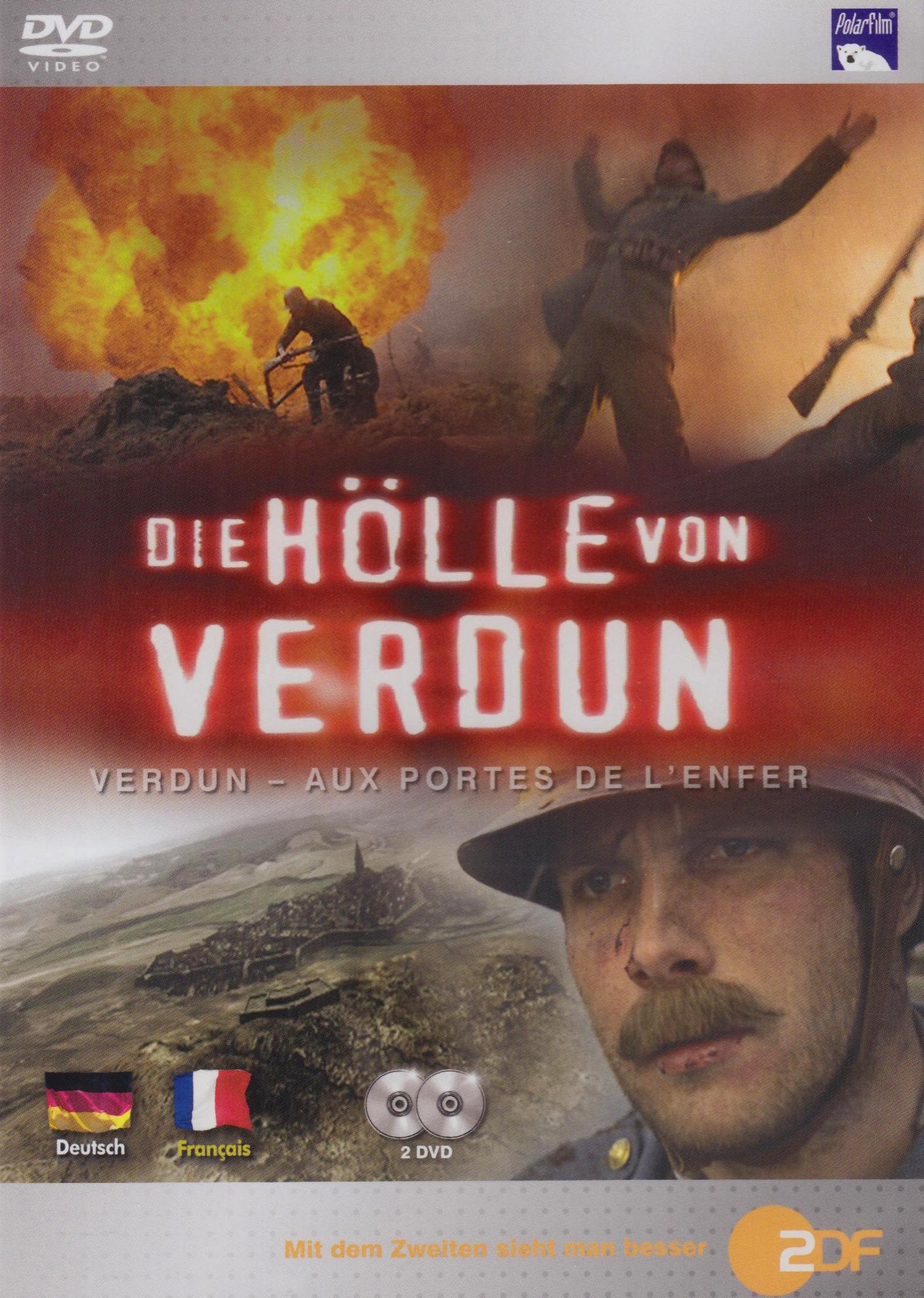 Die Hölle von Verdun. Verdun - aux portes de l' enfer, 2 DVDs, deutsche u. französische Version Movies