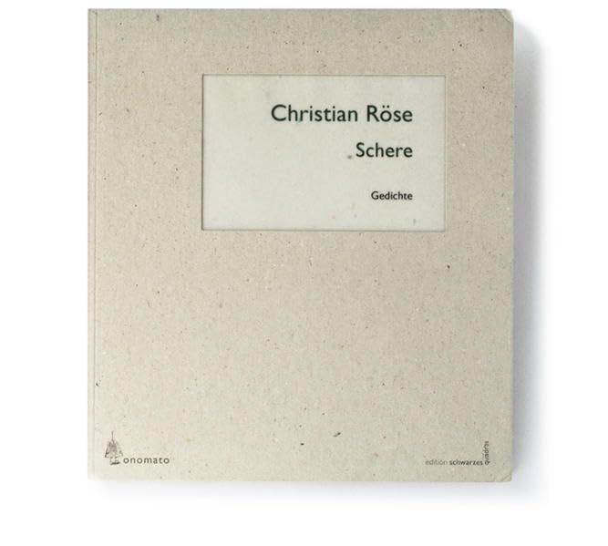 Schere, Gedichtband mit Autorenlesung auf Audio-CD (edition schwarzes quadrat / Herausgegeben von Alexander Nitzberg) Poetry